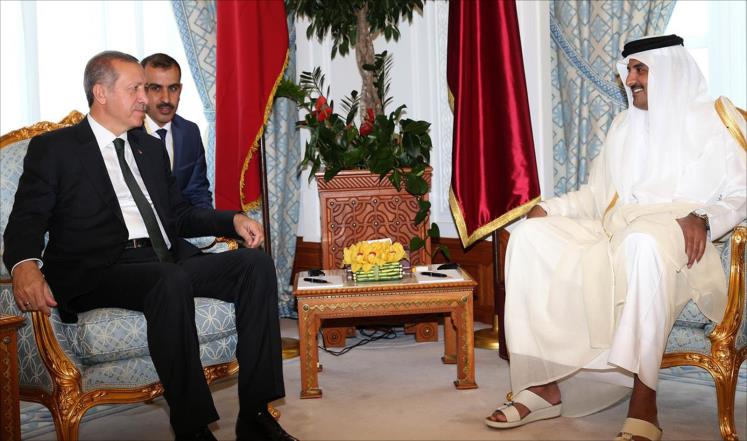 «تميم» و«أردوغان» يعلنان إنشاء مجلس أعلى للتعاون الاستراتيجي بين قطر وتركيا