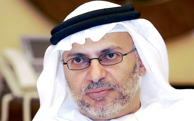 «قرقاش» يحذّر من «النزعة التوسعية للنفوذ الإيراني» ويؤكد على دعم اقتصاد مصر 