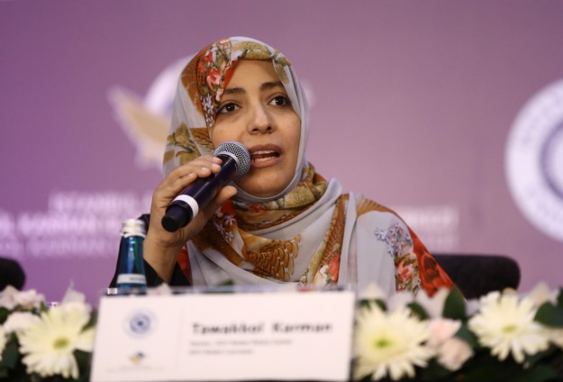 «توكل كرمان» تتهم المخلوع «صالح» بارتكاب «مجازر» وتدعو لمحاكمته
