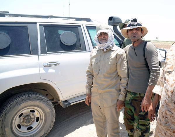 بالصور.. «سليماني» يقود «الحشد الشعبي» لاقتحام الفلوجة بعد قصفها بالبراميل المتفجرة