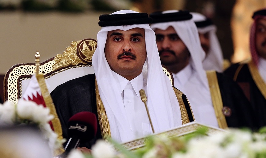 أمير قطر يصل إلى دبي لتقديم العزاء في وفاة نجل «محمد بن راشد آل مكتوم»